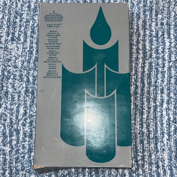 Partylite Dinner candles unscented Mauve - Picture 5 of 7